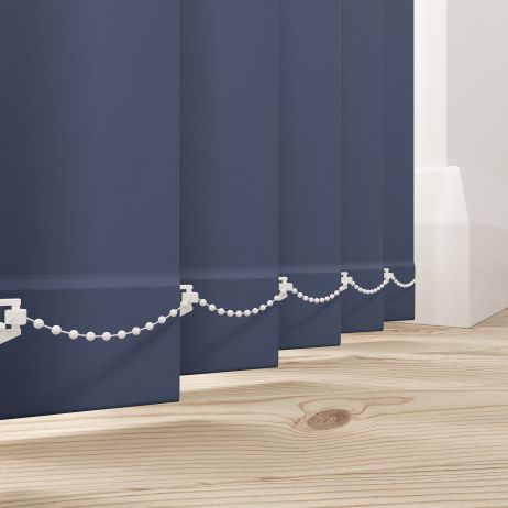 Bella Indigo Blue Mörkläggande Lamellgardin