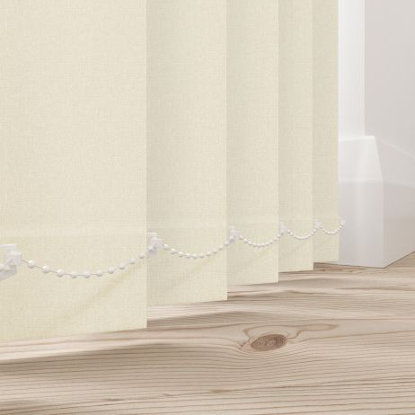 Lux Dark Cream Mörkläggande Lamellgardin