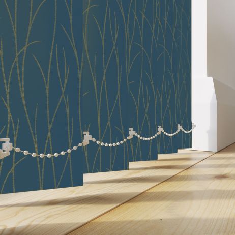 Crown Teal Gold Lamellgardin