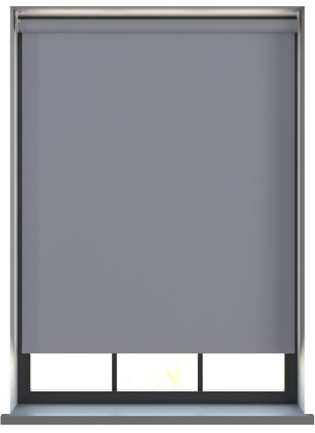 Bella Pewter Grey Mörkläggande Rullgardin