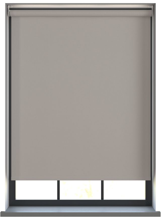 Bella Mörkläggande Pebble Grey Motoriserad Rullgardin