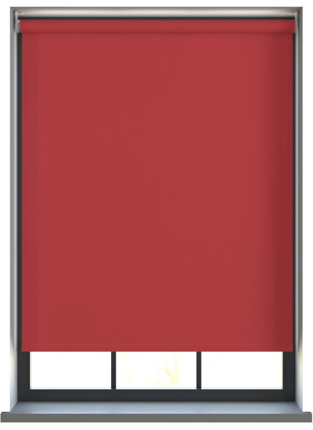Bella Scarlet Red Mörkläggande Rullgardin