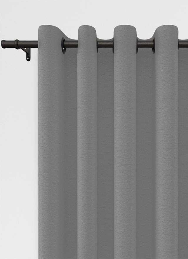 Opulant Faux Silk Tungsten Gardin