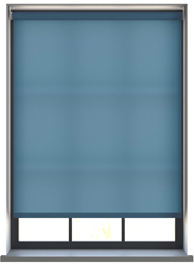 Splash Smoke Blue Motoriserad Rullgardin