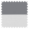 Bella Pewter Grey Mörkläggande &amp; Haze Soft Grey Dubbel Rullgardin